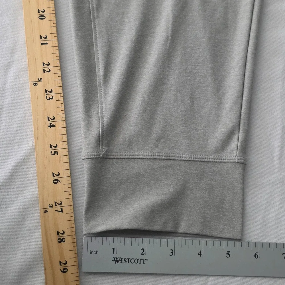 Rhone Joggers Gray Mens Stretch Activewear Tapered Drawstring Pants Size XL